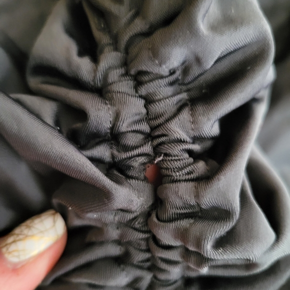 Nwt Side drawstring Bandeau Tankini Swimsuits For All Sz 18 - Picture 7 of 9